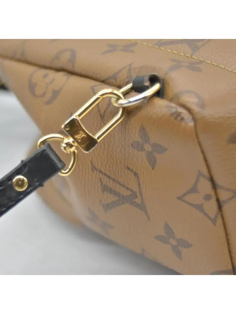 $2770 RFID Louis Vuitton Reverse Monogram Palm Springs